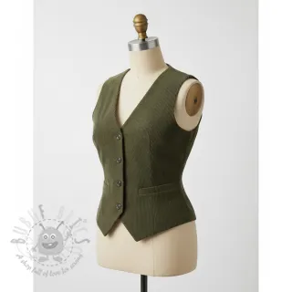 Žamet 6W COTTON TOUCH camo green