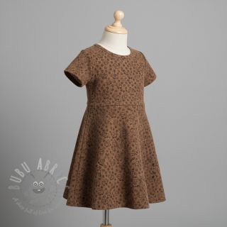 Žamet STRETCH Little sheep taupe