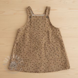 Žamet STRETCH Little hedgehog sand