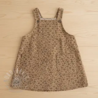 Žamet STRETCH Little hedgehog sand