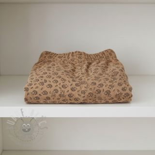 Žamet STRETCH Little hedgehog sand