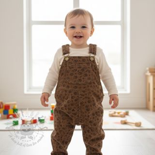 Žamet STRETCH Little hedgehog taupe