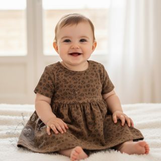 Žamet STRETCH Little hedgehog taupe