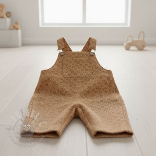 Žamet STRETCH Little love sand