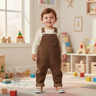 Žamet STRETCH Little love taupe