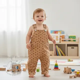 Žamet STRETCH Little cherry sand