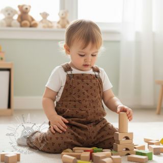 Žamet STRETCH Little cherry taupe