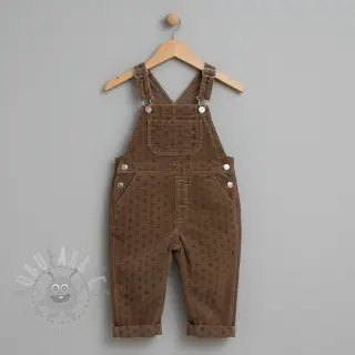Žamet STRETCH Little bunny taupe