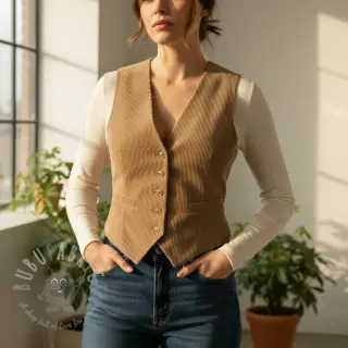 Žamet STRIPE beige