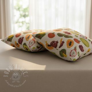 Dekorativno blago Linenlook Fruit digital print