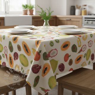 Dekorativno blago Linenlook Fruit digital print