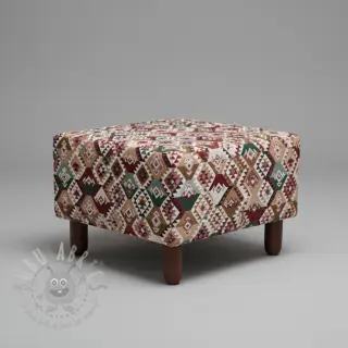 Dekorativno blago jacquard Kilim fuchsia vert