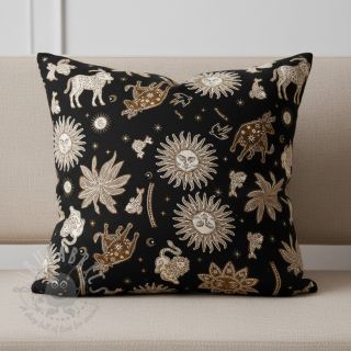 Dekorativno blago jacquard Pygmalion noir