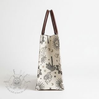 Dekorativno blago jacquard Pygmalion ecru noir