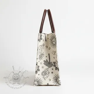 Dekorativno blago jacquard Pygmalion ecru noir