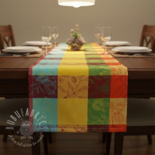 Dekorativno blago FRENCH TABLE CLOTH JACQUARD Cabosse allover summer