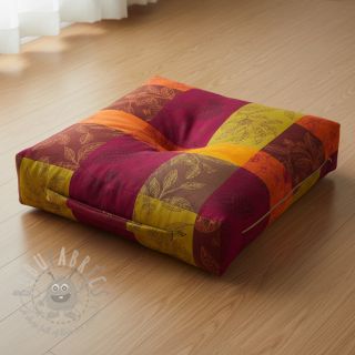 Dekorativno blago FRENCH TABLE CLOTH JACQUARD Cabosse allover harissa