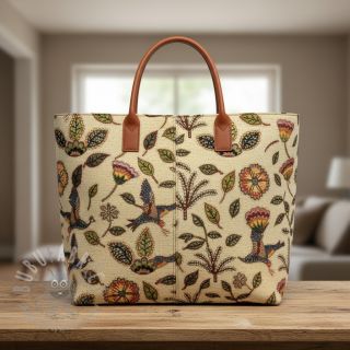 Dekorativno blago GOBELIN PREMIUM Primal Birdscape Art design B