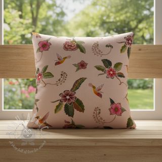 Dekorativno blago Floral Kolibri Art digital print