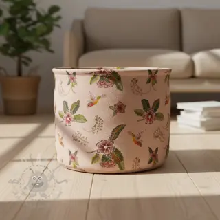 Dekorativno blago Floral Kolibri Art digital print
