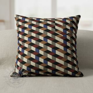 Dekorativno blago Linenlook premium Cube Illusion Art