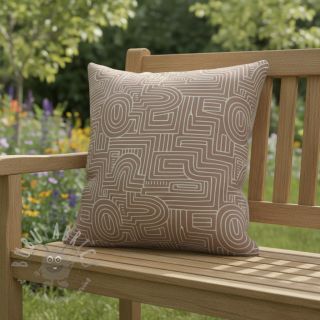 Dekorativno blago Linenlook premium Curve Maze Line