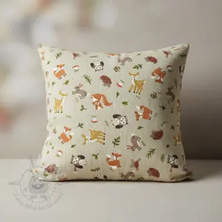 Dekorativno blago Linenlook premium Forest Friend Animal