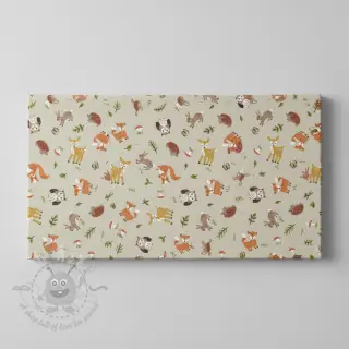Dekorativno blago Linenlook premium Forest Friend Animal