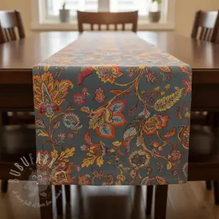 Dekorativno blago jacquard Inaya ciel