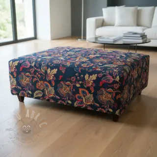 Dekorativno blago jacquard Inaya bleu