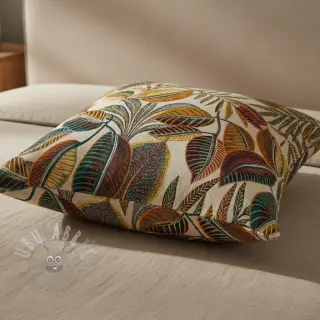 Dekorativno blago jacquard Cacao allover multico