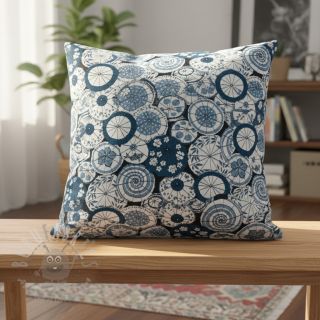 Dekorativno blago jacquard Kusmi bleu