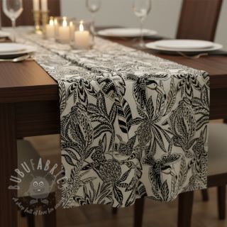 Dekorativno blago jacquard Fortuna blanc