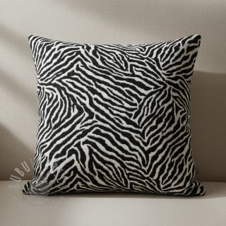 Dekorativno blago jacquard Tanzanie noir blanc