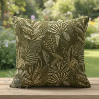 Dekorativno blago jacquard Legende kaki