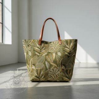 Dekorativno blago jacquard Legende kaki