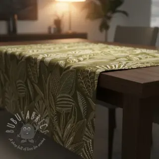 Dekorativno blago jacquard Legende kaki