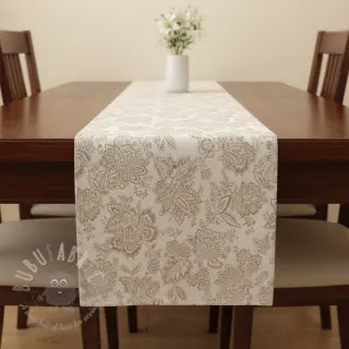 Dekorativno blago jacquard Jacobean lin