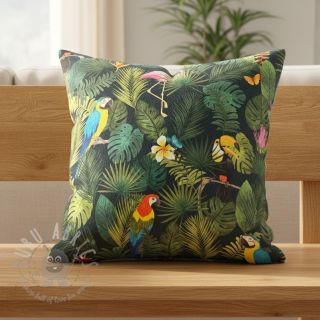 Dekorativno blago premium Tropical jungle bird digital print