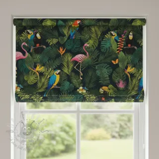 Dekorativno blago premium Tropical jungle bird digital print