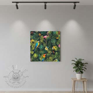 Dekorativno blago premium Tropical jungle bird digital print