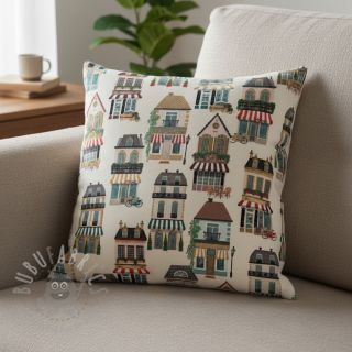 Dekorativno blago premium Shop Boutique City digital print