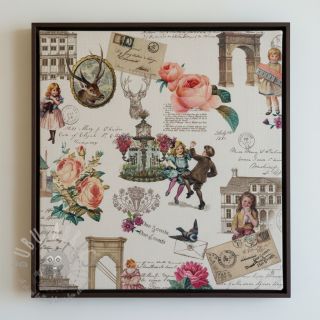 Dekorativno blago premium Linenlook Poetry Romantic Scene digital print