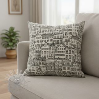 Dekorativno blago Linenlook Townhouse Fine Line