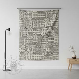 Dekorativno blago Linenlook Townhouse Fine Line