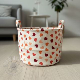 Dekorativno blago premium Heart Sprinkle Love