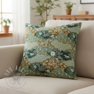 Dekorativno blago jacquard Nuage allover kaki