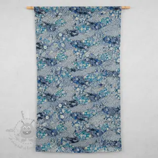 Dekorativno blago jacquard Nuage allover bleu