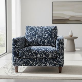 Dekorativno blago jacquard Anthéa bleu