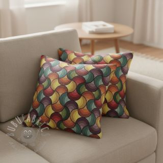 Dekorativno blago GOBELIN PREMIUM Graphic Wave Scale